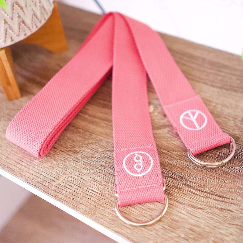 Premium Yoga Strap - Wild Pink